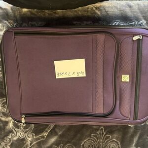 Purple Travel Suitcase
